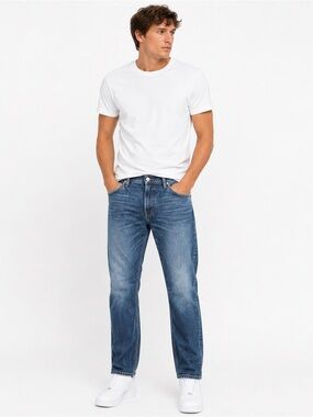 Silver Jeans Co Konrad Slim Straight Men’s Jeans 34x34 Dark Wash Denim